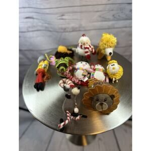 Target Felt Christmas Decor Assorted Earthy Colors Ornaments Mixed Set